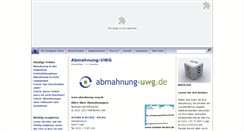 Desktop Screenshot of abmahnung-uwg.de